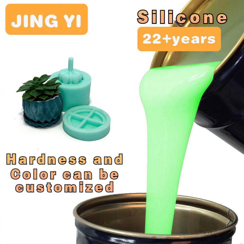 Hot Sale Liquid Silicone for DIY Concrete Molds Flower Pots Cement Mold Small Resin Molds Factory Sales RTV 2 Silicone Rubber