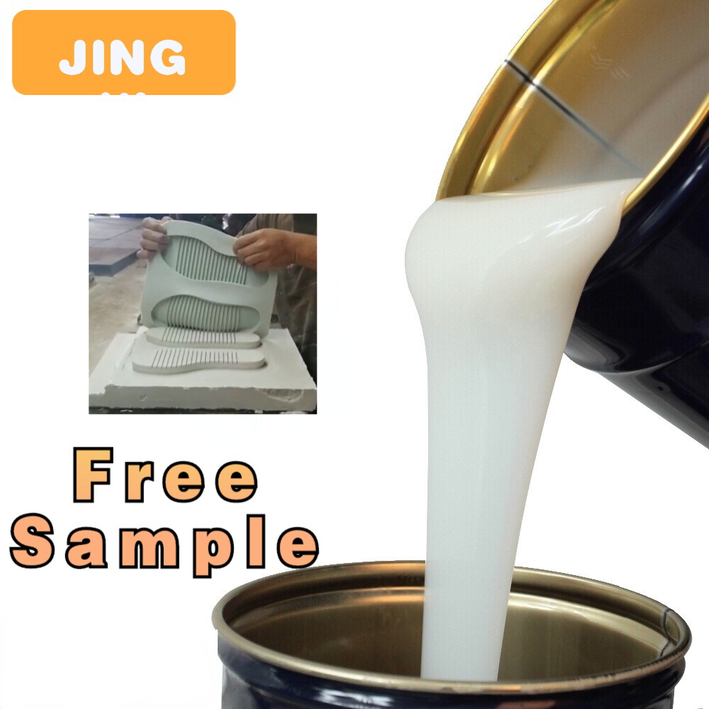 Free Sample 5KG RTV2 Shoe Sole Molds Making Liquid Silicone Rubber Silicone Rubber for Shoe Sole Mold Making Moldes De Silicone