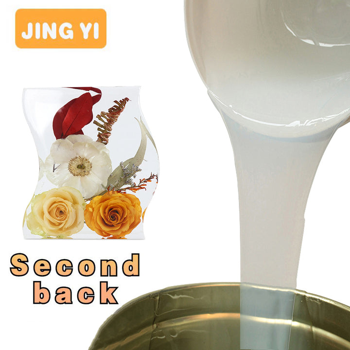 Fast Delivery Rtv2 Liquid Silicone Resin for DIY Flower Preservation Resin Art Casting Factory Sales High Clearly Silicone Resin