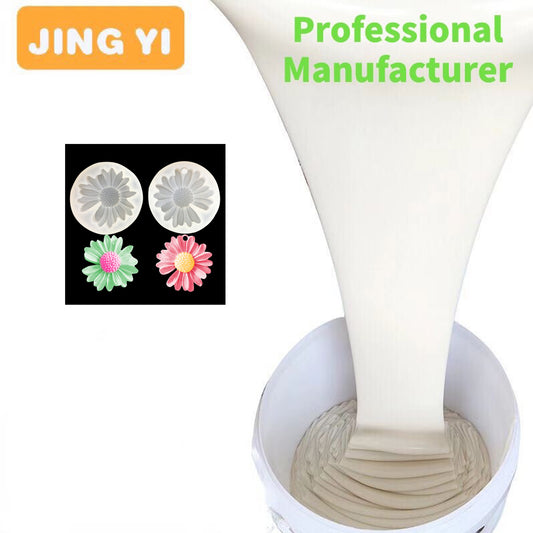 Tin Cure White Silicone Rubber Rtv2 Liquid Rubber Make Handicraft Products for Soap Mold Vase Mold