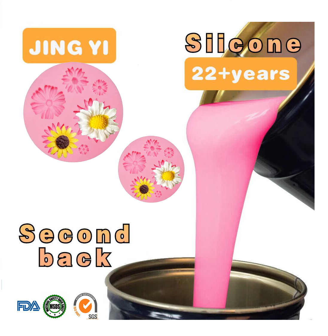 Wholesale Price Food Grade Rtv Liquid Silicone Rubber for Artificial Stone Art Epoxy Resin Polyurethane Resin Casting Molds