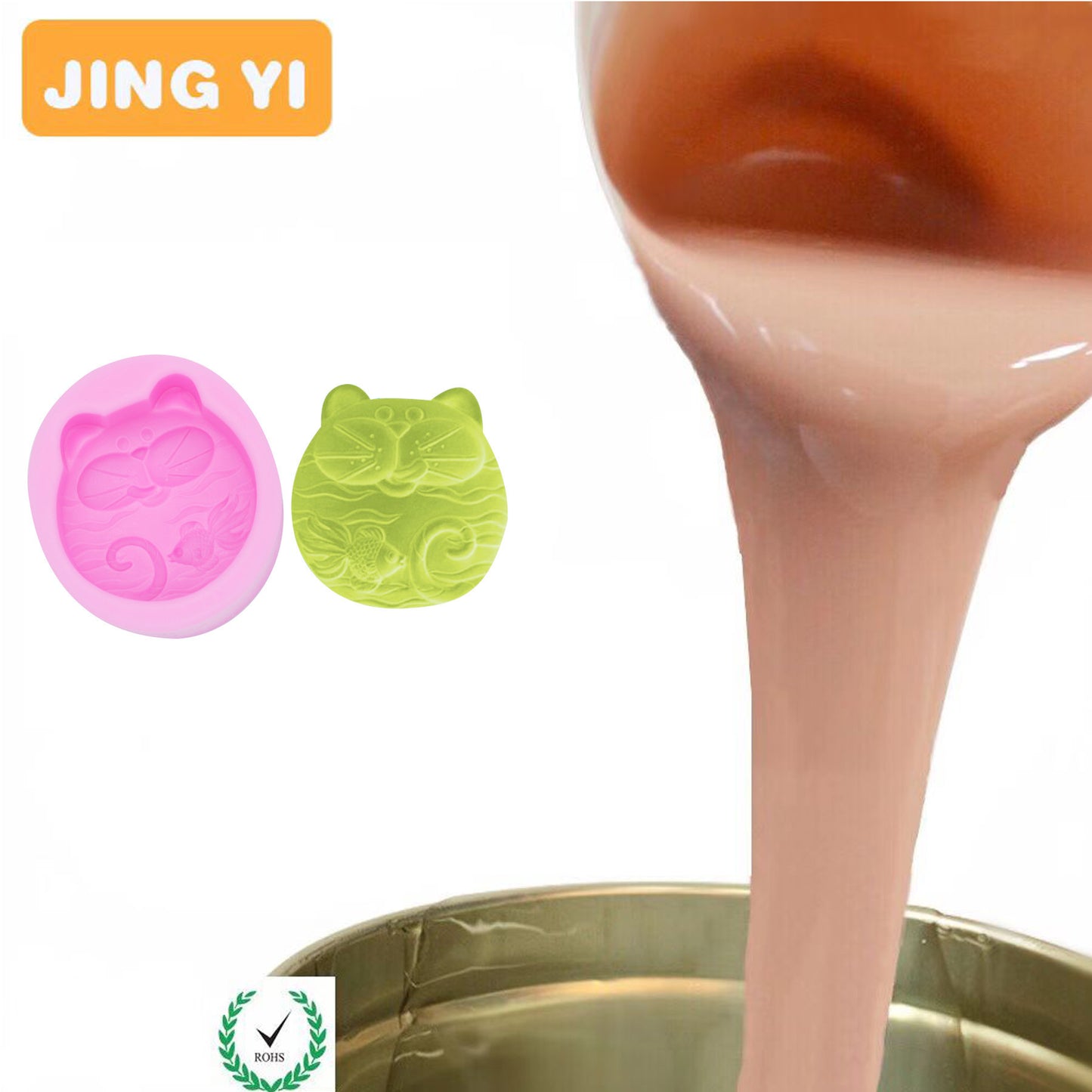 Free Sample Rtv2 Silicone for Candle Making Silicone Rubber Raw Material Resin Molds Silicone