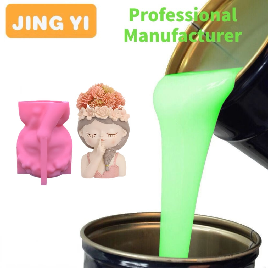 Spot Sales 2 Parts Silicone Rubber Liquid Inibaba Silicone Moulding RTV for Polyester Resins and Epoxy Resin Candle Mold