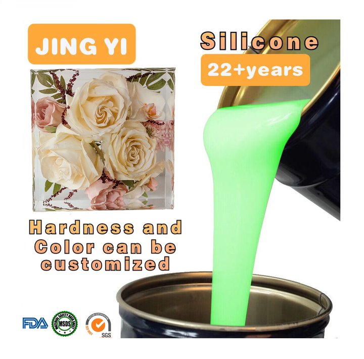 Wholesale Price Silicone High Transparency Liquid Silicone Rubber for Flower Preservation Crystal Resin Epoxy Mold for Art Craft