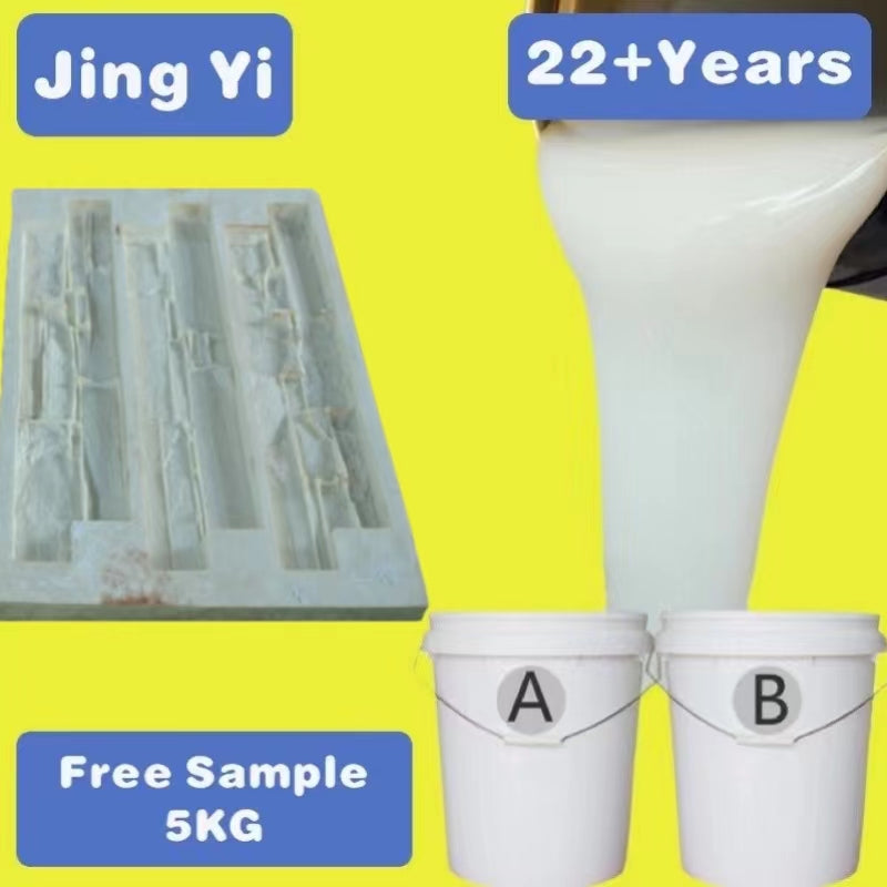 Good Mold Release Property Liquid Silicone for for Gypsum Statues Mold Making RTV Silicone for 3D Wall Concrete Brick Mold