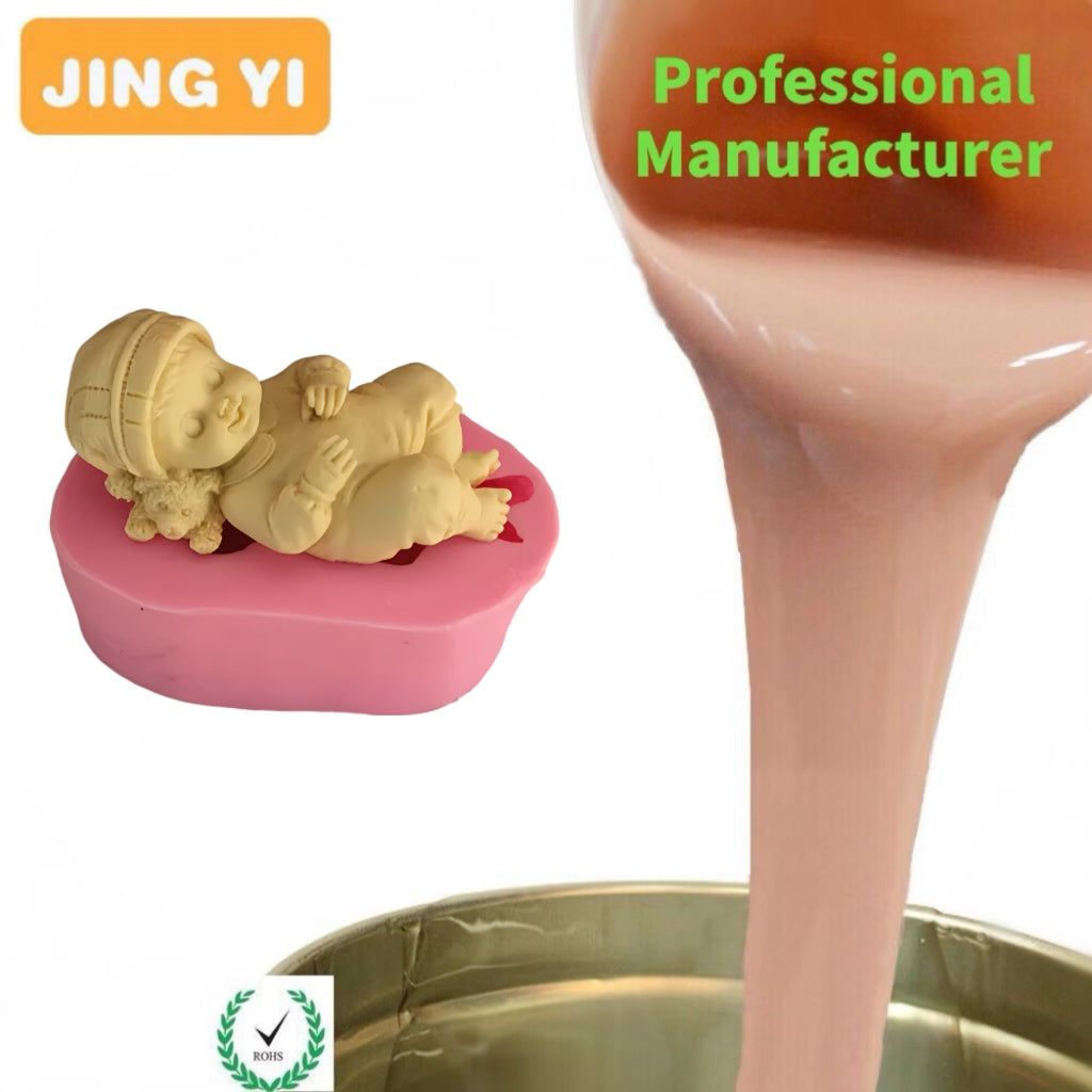 Good Mold Release Property Clear Sleeping Baby Liquid Silicone Rubber for Soap Cake Craft Mold Making