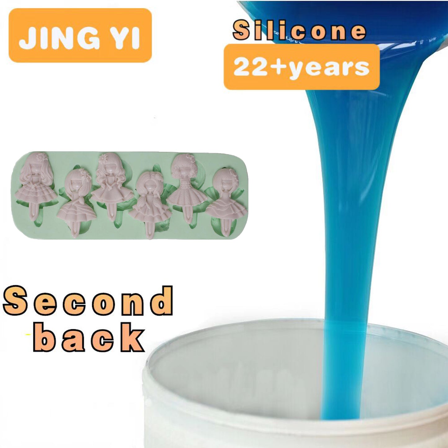 Fast Delivery Excellent Elongation Rtv 2 Silicone Rubber for Resin Crafts Mold Making Candle Soap Mould Making