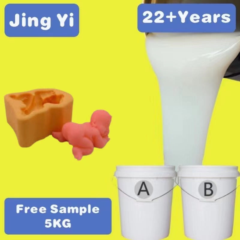 2024 New Free Sample Excellent Elongation Rtv 2 Silicone Rubber for Casting Candle Mold Making Small Object Castings