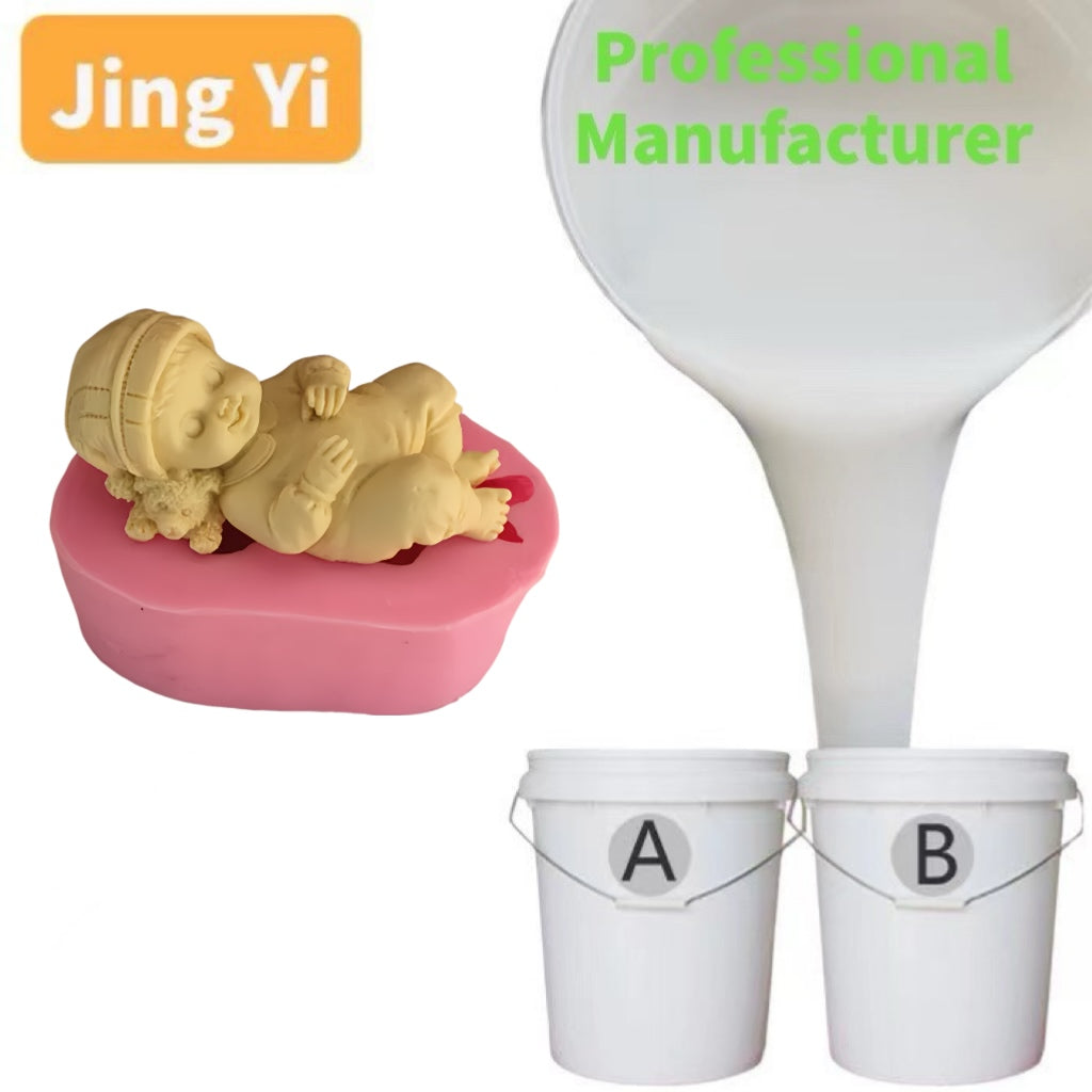 Good Mold Release Property Clear Sleeping Baby Liquid Silicone Rubber for Soap Cake Craft Mold Making