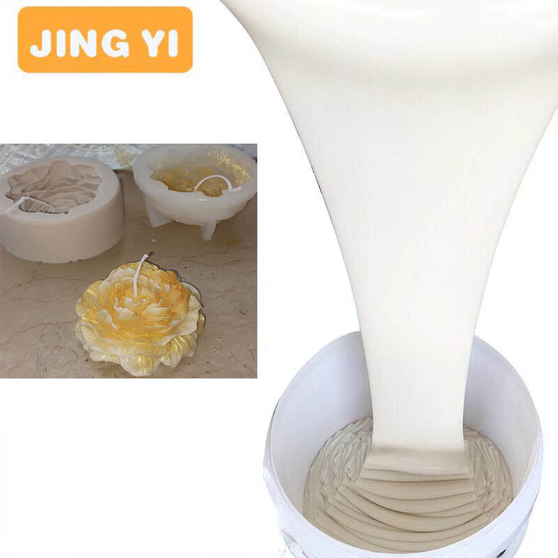 Wholesale Industrial Grade Silicone Rubber for 3d Flower Shape Handmade Candle Mold Making Soap Mould RTV-2 Silicone Rubber