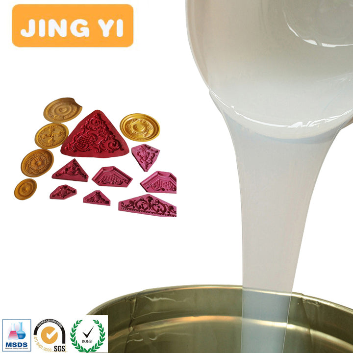 Curing at Room Temperature Liquid Silicone for Ceiling Plaster Craft Mold Decoration Building Molds Top Quality Silicone Rubber