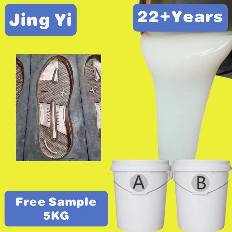 Free Sample 5KG RTV2 Shoe Sole Molds Making Liquid Silicone Rubber Silicone Rubber for Shoe Sole Mold Making Moldes De Silicone