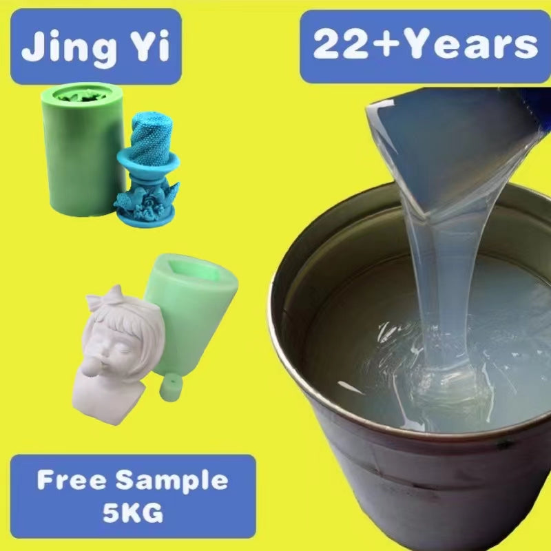 Free Sample RTV 2 Liquid Silicone Rubber for Candle Mold Low Hardness Silicon Mold Making Silicone Raw Material