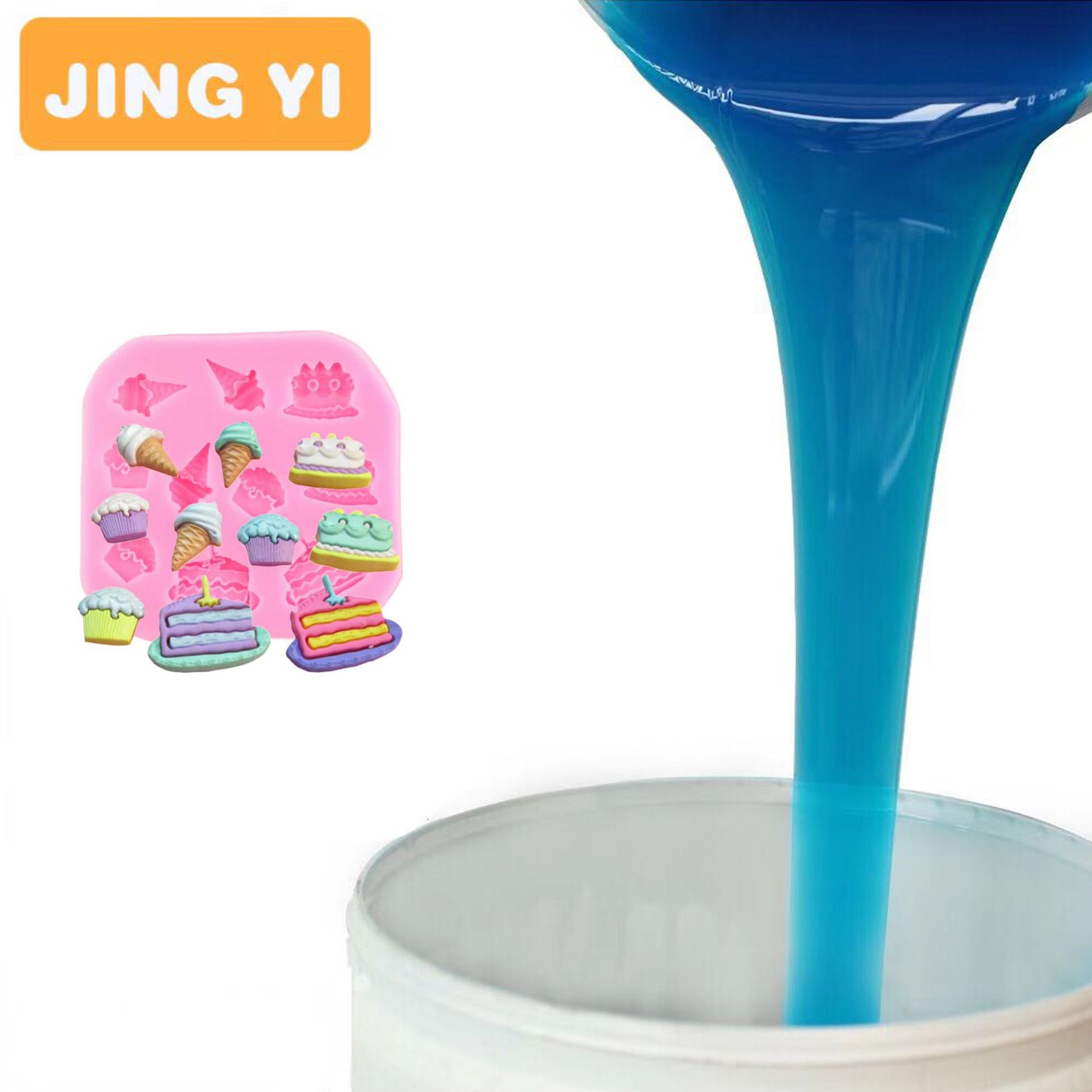 Over 22 Years Production Food Grade Silicone Rubber for Chocolate Cake Mold Platinum Silicone for Making Mold