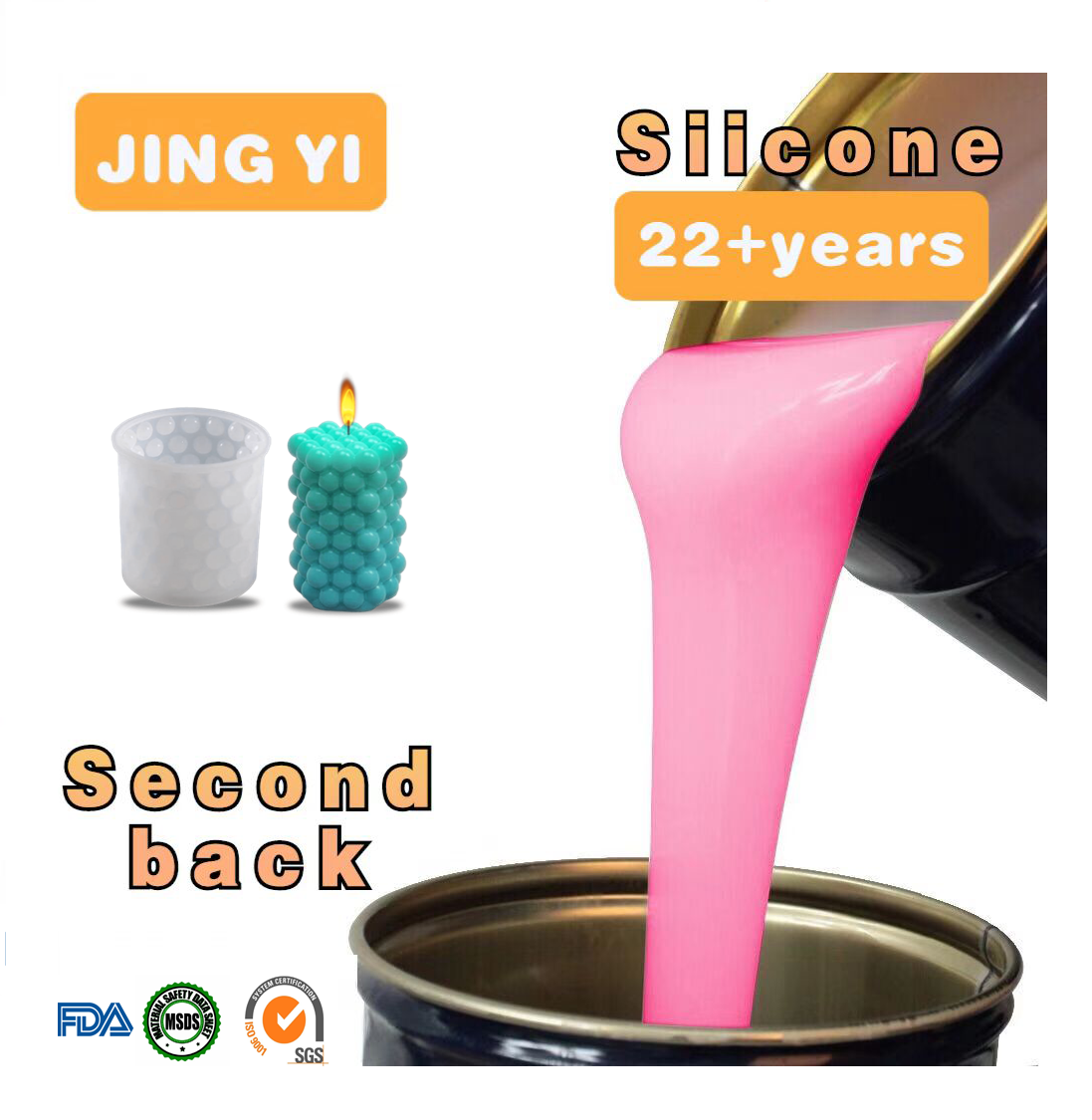 High Quality Liquid Silicone Rubber for Making Candle Molds Crafts Molds Liquid Rtv Silicone Rubber for Mold Making