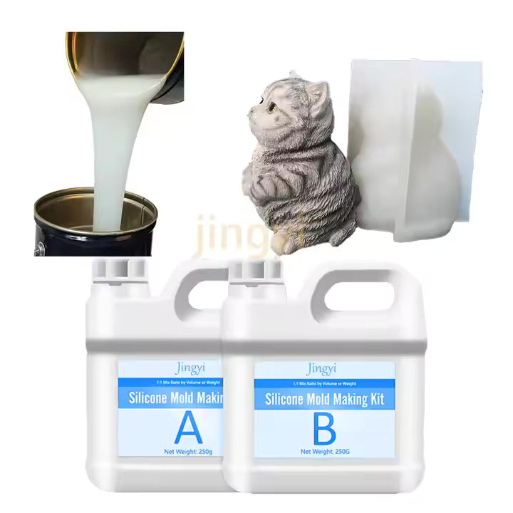 Low Shrinkage Liquid Silicone Rubber for Molding Stone Cement Plaster Statues Clay Concrete Molds Making